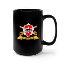 Load image into Gallery viewer, Black Mug 15oz - Army  - 6th Cavalry Brigade w Br - Ribbon
