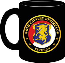 Load image into Gallery viewer, Army - 6th Cavalry Regiment Veteran -  Mug
