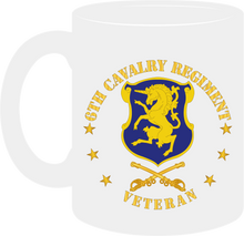 Load image into Gallery viewer, Army - 6th Cavalry Regiment Veteran w Cav Branch - Mug
