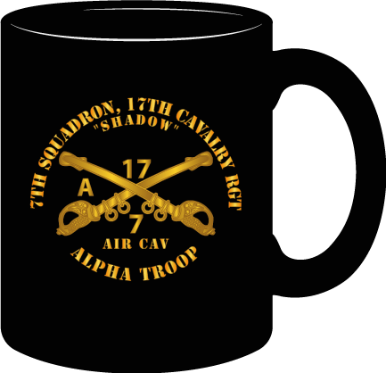 Army - 7th Squadron 17th Cavalry Regiment - Alpha Troop - Shadow - Mug