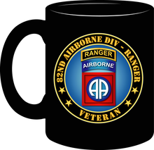 Load image into Gallery viewer, Army - 82nd Airborne Div - Ranger Veteran - Coffee Mug
