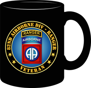 Army - 82nd Airborne Div - Ranger Veteran -  Mug