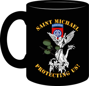 Army - 82nd Airborne Division - Saint Michael - Protecting Us - Mug