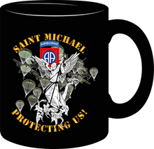 Load image into Gallery viewer, Army - 82nd Airborne Division - Saint Michael - Protecting Us - Mass - Mug
