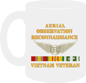 Army - Aerial Observation Reconnaissance Specialist - Vietnam Veteran with Vietnam Service Ribbons - Mug