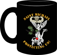 Load image into Gallery viewer, Army - Airborne Wings - Saint Michael - Protecting US from Death Mug
