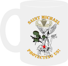 Load image into Gallery viewer, Army - Airborne Wings - Saint Michael - Protecting US from Death Mug
