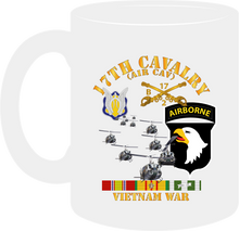 Load image into Gallery viewer, Army - Bravo Troop, 2nd Squadron, 17th Cavalry, 101st Airborne Division with Vietnam Service Ribbons Mug
