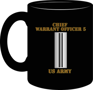 Army - Emblem - Chief Warrant Officer 5- Bar - US Army - Mug