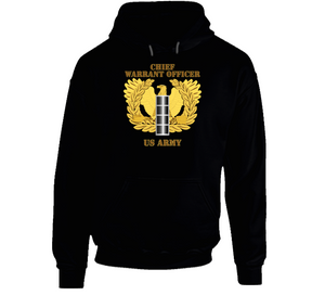 Army - Emblem - Warrant Officer - Cw4 Wo Ds Hoodie