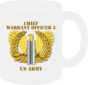 Army - Emblem - Warrant Officer 5 - Chief Warrant 5 with Eagle - Retired - Mug