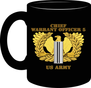 Army - Emblem - Warrant Officer 5 - CW5 w Eagle - Mug