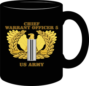 Army - Emblem - Warrant Officer 5 - CW5 w Eagle - Mug