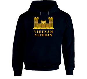 Army - Engineer Branch - Vietnam Veteran Hoodie