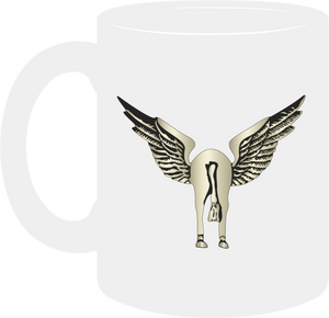 Army - Flying Horses Ass Butt Wing Badge - Mug