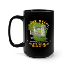 Load image into Gallery viewer, Black Mug 15oz - Army - Ft McCoy WI - Sparta Military Resv
