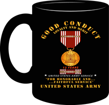 Load image into Gallery viewer, Army - Good Conduct Medal for 12 Years Service - Mug
