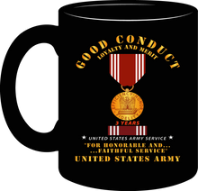 Load image into Gallery viewer, Army - Good Conduct Medal for 3 Years Service - Mug
