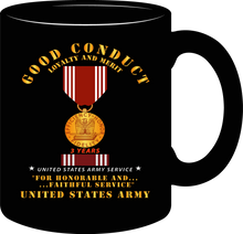 Load image into Gallery viewer, Army - Good Conduct Medal for 3 Years Service - Mug
