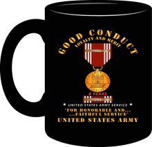 Load image into Gallery viewer, Army - Good Conduct Medal for 6 Years Service - Mug
