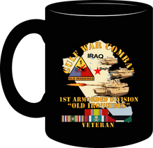 Load image into Gallery viewer, Army - Gulf War Combat Armor Veteran with 1st Armored Division - Mug
