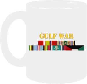 Army - Gulf War with GULF Service Ribbons - Mug