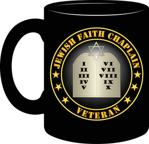 Army - Jewish Faith Chaplain Veteran - Mug