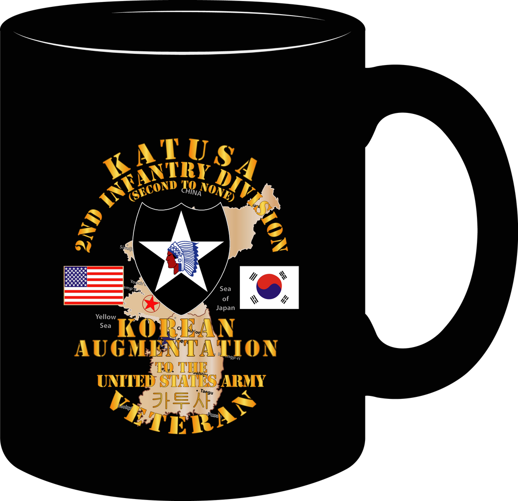 Army - KATUSA - 2nd ID w Korea  - mug