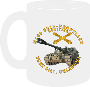 Army - M109 155mm Self-Propelled - Fort Fill, Oklahoma with Artillery Branch - Mug