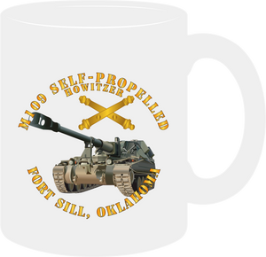 Army - M109 155mm Self-Propelled - Fort Fill, Oklahoma with Artillery Branch - Mug