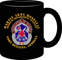 Load image into Gallery viewer, Martin Army Hospital, Crest, Ft Benning Georgia - Mug
