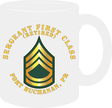Load image into Gallery viewer, Army - Sergeant First Class (Retired) - Fort Buchanan, Puerto Rico - Mug
