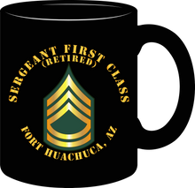 Load image into Gallery viewer, Army - Sergeant First Class (Retired) - Fort Huachuca, Arizona - Mug
