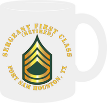 Load image into Gallery viewer, Army - Sergeant First Class (Retired) - Fort Sam Houston, Texas - Mug
