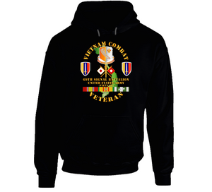 Army - Vietnam Combat Vet W 69th Signal Battalion Distinctive Unit Insignia - United States Army Republic of Vietnam W Vn Service Command Hoodie