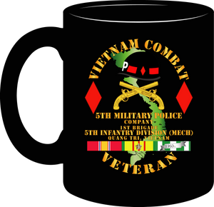 Army - Vietnam Combat Veteran, 5th Military Police Company, 5th Infantry Division - Mug