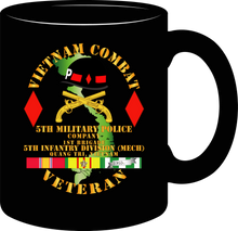 Load image into Gallery viewer, Army - Vietnam Combat Veteran, 5th Military Police Company, 5th Infantry Division - Mug
