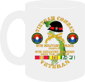 Army - Vietnam Combat Veteran,  9th Military Police Company, 9th Infantry Division - Mug