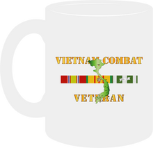 Load image into Gallery viewer, Army - Vietnam Combat Veteran with Vietnam Service Ribbons - Mug
