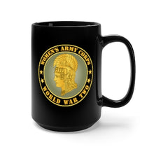 Load image into Gallery viewer, Black Mug 15oz - Army - Women's Army Corps - WWII
