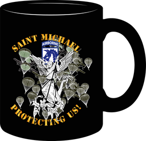 Army - XVIII Airborne Corps - Saint Michael - Protecting Us - Mug