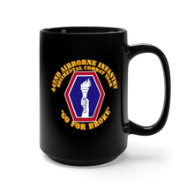 Load image into Gallery viewer, Black Mug 15oz - 442nd Airborne Infantry Regimental Combat Team
