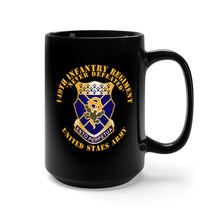 Load image into Gallery viewer, Black Mug 15oz - Army -  149th Infantry Regiment - US Army - COA X 300
