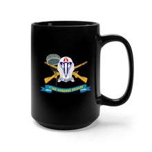 Load image into Gallery viewer, Black Mug 15oz - Army - 173rd Airborne Brigade with Jumper - DUI  w INF Br - Ribbon X 300
