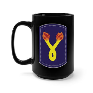 Black Mug 15oz - Army - 196th Infantry Brigade - SSI wo Txt X 300 -