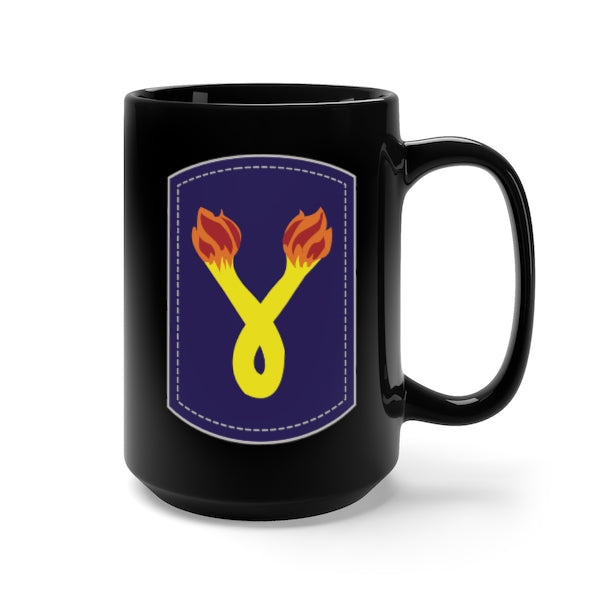 Black Mug 15oz - Army - 196th Infantry Brigade - SSI wo Txt X 300 -