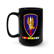 Load image into Gallery viewer, Black Mug 15oz - Army - 1st Aviation Brigade Vietnam w SVC wo Txt
