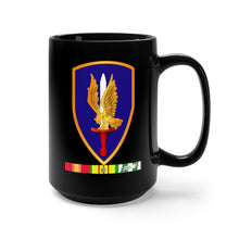 Load image into Gallery viewer, Black Mug 15oz - Army - 1st Aviation Brigade Vietnam w SVC wo Txt
