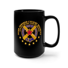 Load image into Gallery viewer, Black Mug 15oz - Army - 303rd Armored Cavalry Regiment - DUI - Always Ready and Fear
