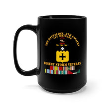 Load image into Gallery viewer, Black Mug 15oz - Army - 3rd Bn, 5th Cavalry - Desert Storm Veteran
